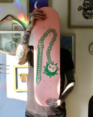 planche skate personnalisée fléau
